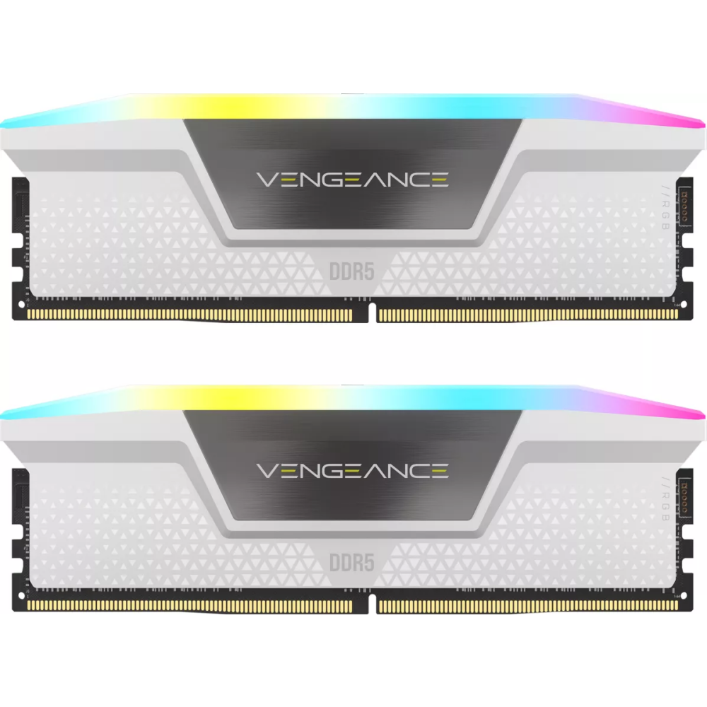 Arbeitsspeicher 32GB DDR5 6400MHz Corsair Vengeance RGB (CMH32GX5M2B6400C36W) (2x16GB KIT)