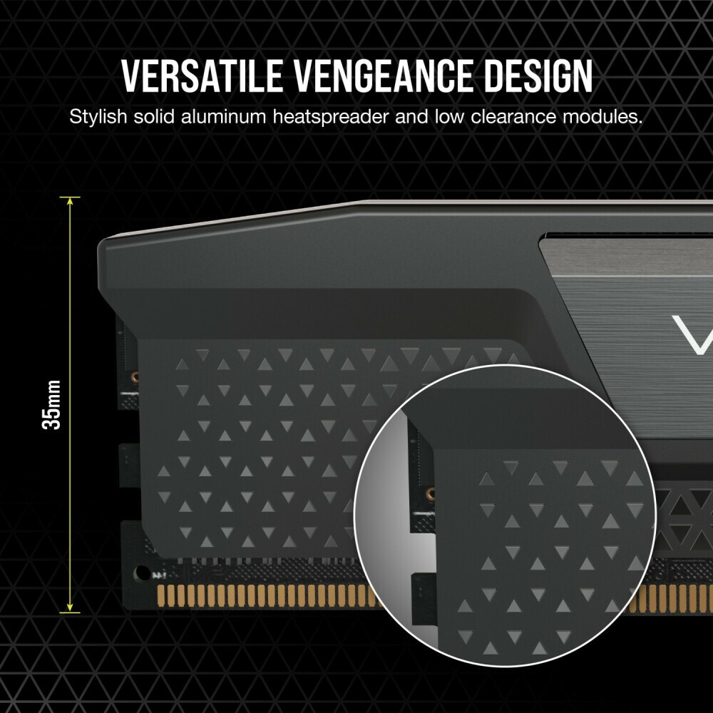 Mémoire vive 64GB DDR5 6400MHz Corsair Vengeance (CMK64GX5M2B6400C32) (2x32GB KIT) - photo 3