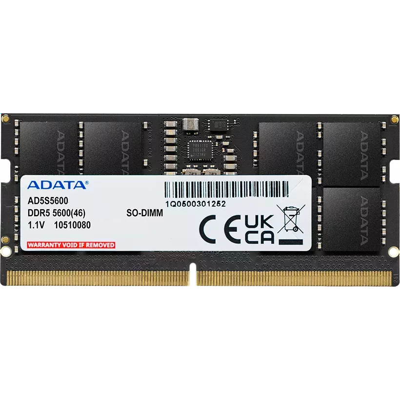 Arbeitsspeicher 32GB DDR5 5600MHz ADATA SO-DIMM (AD5S560032G-S)