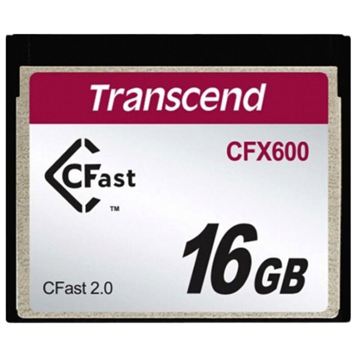 Atmiņas kartes 16Gb CFast Transcend (TS16GCFX600) OEM