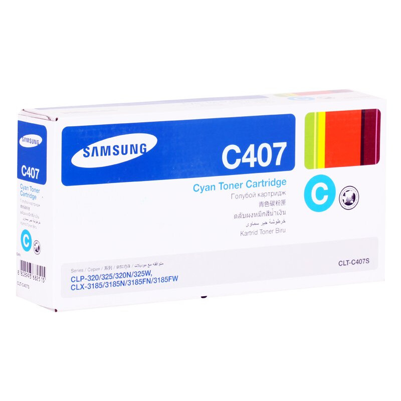 Kasetne Samsung CLT-C407S Cyan