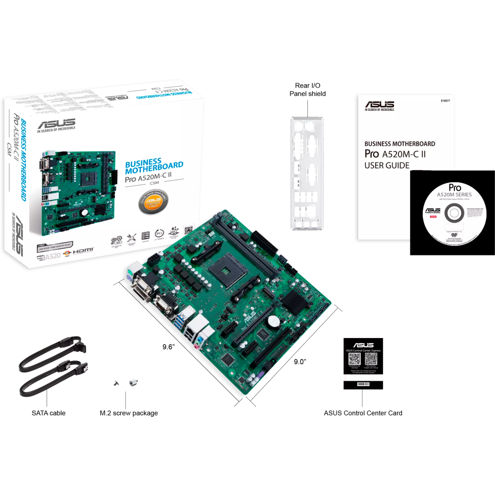 Motherboard ASUS PRO A520M-C II/CSM - photo 6