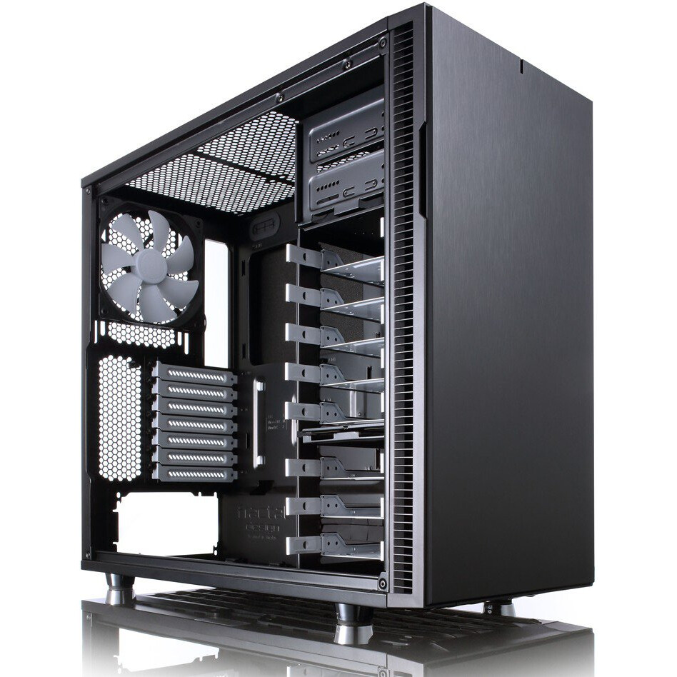 Datoru korpuss Fractal Design Define R5 Black - FD-CA-DEF-R5-BK - foto 3