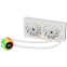 Système de refroidissement liquide 1STPLAYER CC 240 White - CC-240-WH - photo 2
