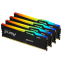 Mémoire vive 64GB DDR5 6000MHz Kingston Fury Beast RGB (KF560C40BBAK4-64) (4x16GB KIT)
