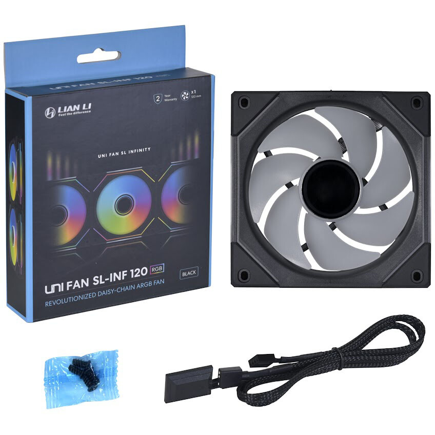 Ventilateur de boîtier Lian Li UNI Fan SL Infinity 120 Black - G99.12SLIN1B.00/G99.12SLIN1B.R0 - photo 7