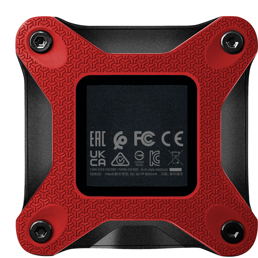 Disque SSD externe 1TB ADATA SD620 Red (SD620-1TCRD) - photo 5