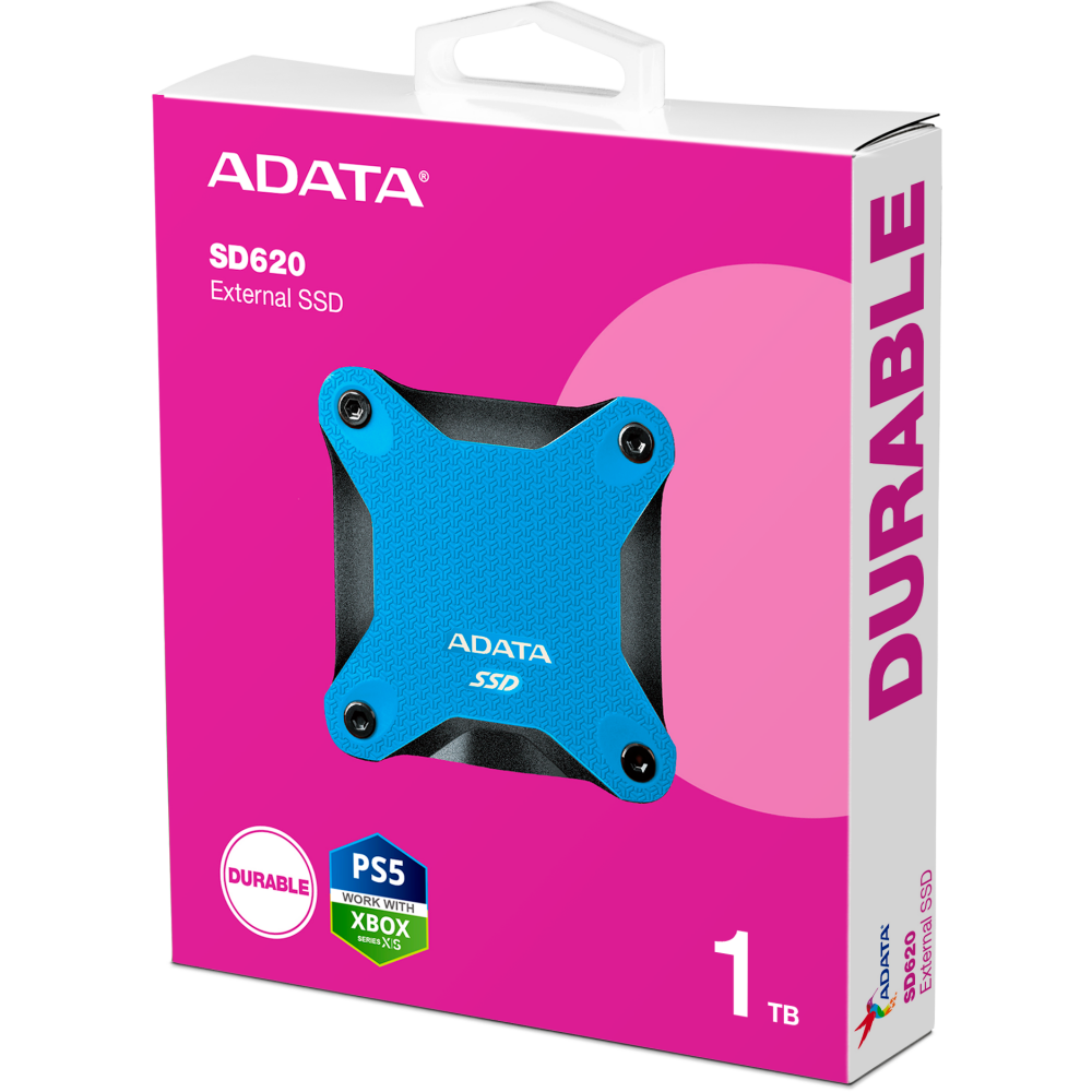 Disque dur SSD externe 1TB ADATA SD620 Blue (SD620-1TCBL) - photo 5