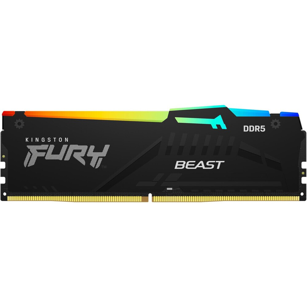 Arbeitsspeicher 8GB DDR5 6000MHz Kingston Fury Beast RGB (KF560C36BBEA-8)