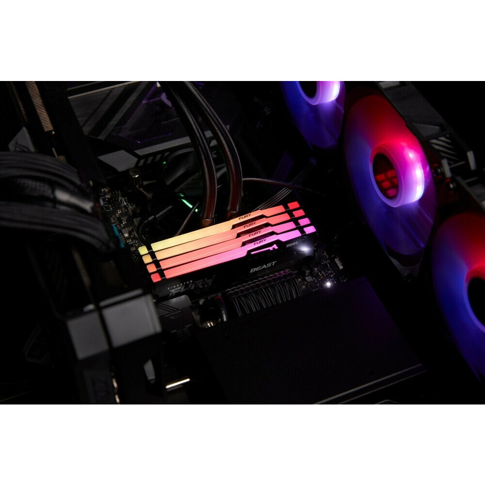 Arbeitsspeicher 8GB DDR5 6000MHz Kingston Fury Beast RGB (KF560C36BBEA-8) - Foto 3