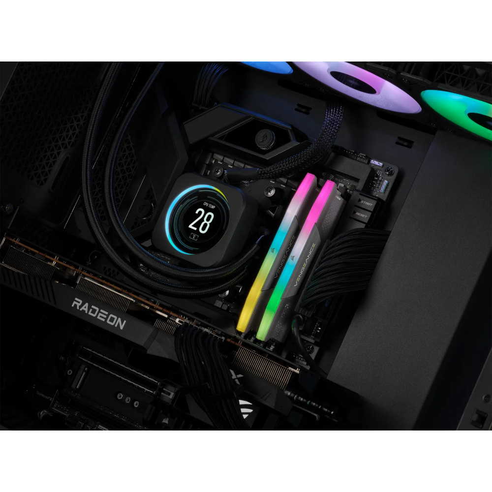 Mémoire vive 32GB DDR5 6000MHz Corsair Vengeance RGB (CMH32GX5M2E6000Z36) (2x16GB KIT) - photo 4