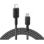 Kabel USB Type-C - USB Type-C, 0.9m, Anker 322 Black - A81F5G11