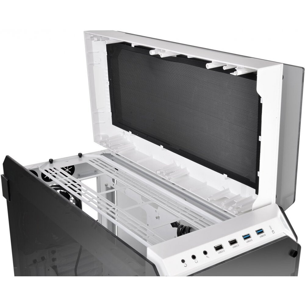 Datoru korpuss Thermaltake View 71 TG White (CA-1I7-00F6WN-00) - foto 13