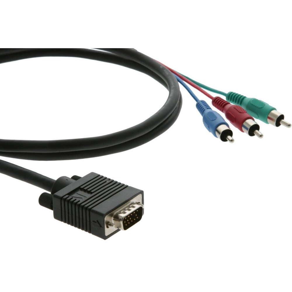 Câble VGA (M) - 3xRCA (M), 0.9m, Kramer C-GM/3RVM-3