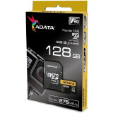 Atmiņas kartes 128Gb MicroSD ADATA Premier + SD adapter (AUSDX128GUII3CL10-CA1)