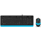 Tastatūra + pele A4Tech Fstyler F1010 Black/Blue