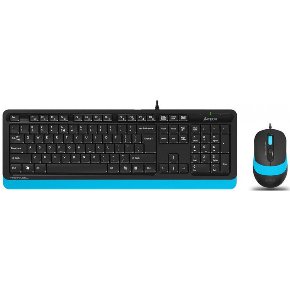 Tastatūra + pele A4Tech Fstyler F1010 Black/Blue