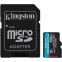 Atmiņas kartes Kingston MicroSD 256Gb + SD adapter (SDCG3/256GB)
