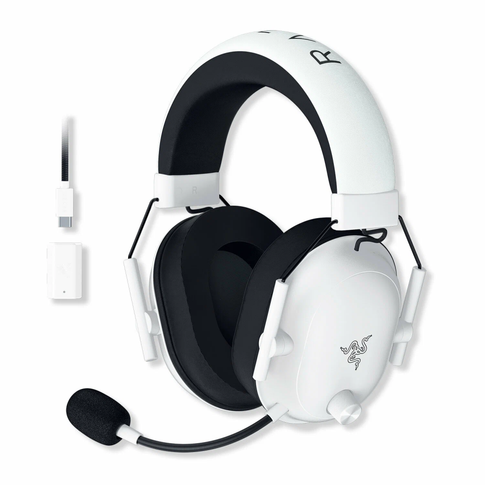 headset Razer Blackshark V2 HyperSpeed White - RZ04-04960200-R3M1
