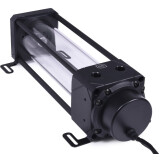 Réservoir avec pompe pour le circuit de refroidissement liquide Alphacool Eisbecher Aurora D5 Acetal/Glas - 250mm incl. Alphacool VPP Apex D5 (13326)