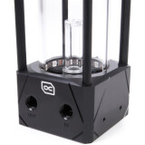 Réservoir avec pompe pour le circuit de refroidissement liquide Alphacool Eisbecher Aurora D5 Acetal/Glas - 250mm incl. Alphacool VPP Apex D5 (13326)