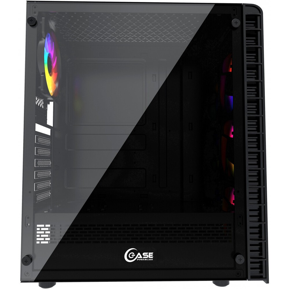 Datoru korpuss Powercase Mistral Z4С Mesh ARGB Black - CMIZ4C-A4 - foto 4