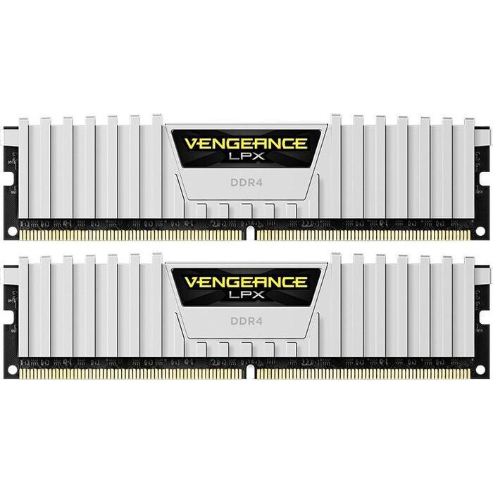Mémoire vive 16GB DDR4 3200MHz Corsair Vengeance LPX White (CMK16GX4M2E3200C16W) (2x8GB KIT)