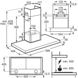 hotte AEG DBE5660HB