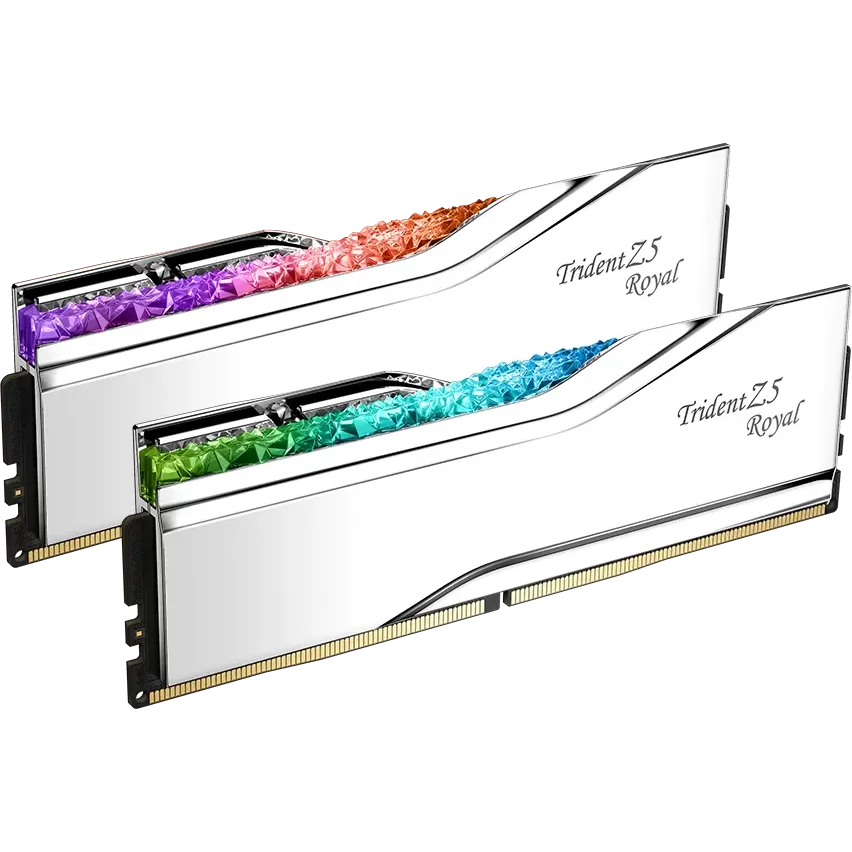 Arbeitsspeicher 64GB DDR5 6400MHz G.Skill Trident Z5 Royal RGB (F5-6400J3239G32GX2-TR5S) (2x32GB KIT) - Foto 3
