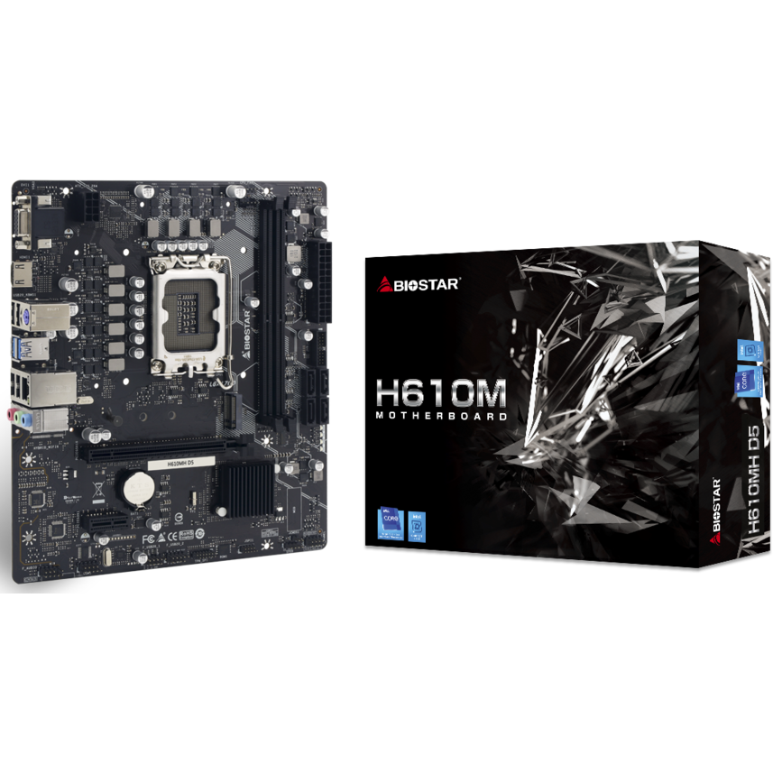 Mainboard Biostar H610MH D5 - Foto 4