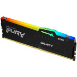 Arbeitsspeicher 16GB DDR5 6000MHz Kingston Fury Beast Black RGB (KF560C30BBEA-16)