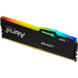 Arbeitsspeicher 16GB DDR5 6400MHz Kingston Fury Beast Black RGB (KF564C32BBEA-16)