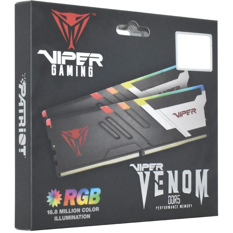 Arbeitsspeicher 32GB DDR5 6000MHz Patriot Viper Venom RGB (PVVR532G600C30K) (2x16GB KIT) - Foto 7