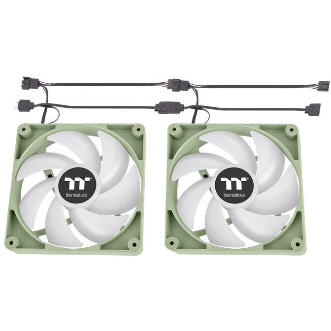 Case fan Thermaltake CT140 ARGB Sync Fan Matcha Green (2-Fan Pack) - CL-F203-PL14MG-A - photo 2