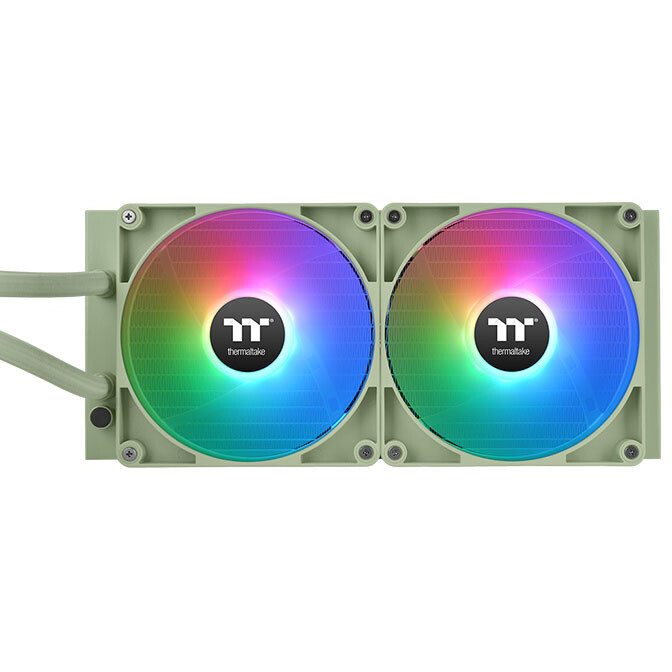 Liquid cooling system Thermaltake TH280 V2 ARGB Sync Matcha Green Edition - CL-W375-PL14MG-A - photo 2