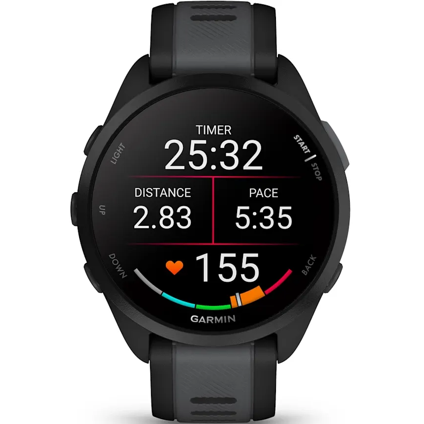 Smartwatch Garmin Forerunner 165 Music Black/Slate Grey - 010-02863-30 - Foto 2