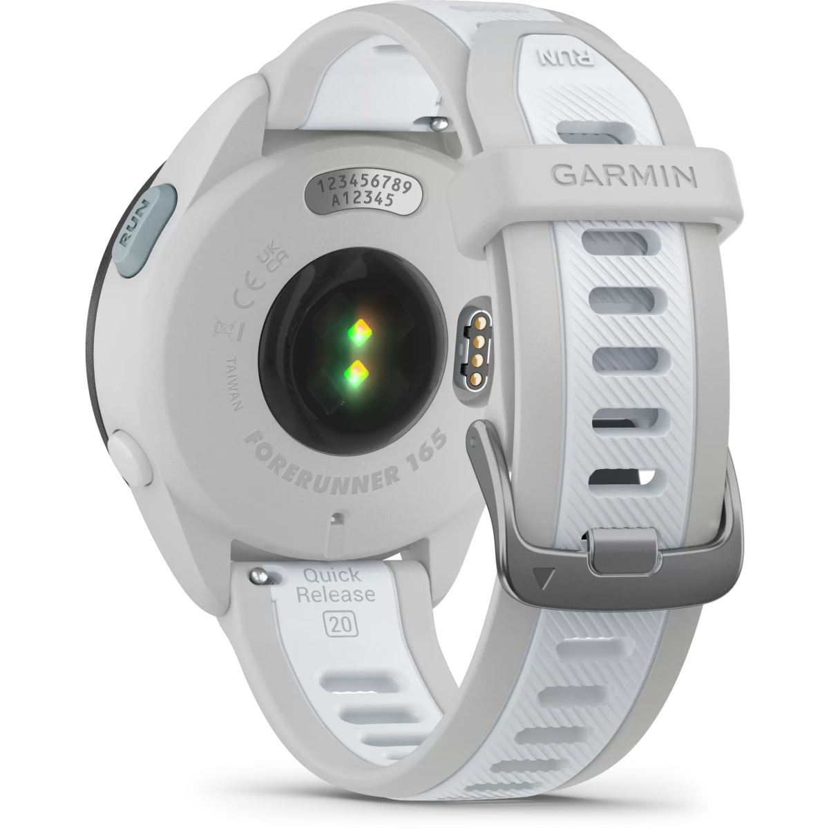 Smartwatch Garmin Forerunner 165 Mist Gray/Whitestone - 010-02863-21 - Foto 6