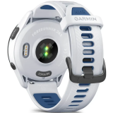 montres intelligentes Garmin Forerunner 265 Black Bezel with Whitestone Case and Whitestone/Tidal Blue Silicone Band (010-02810-11)