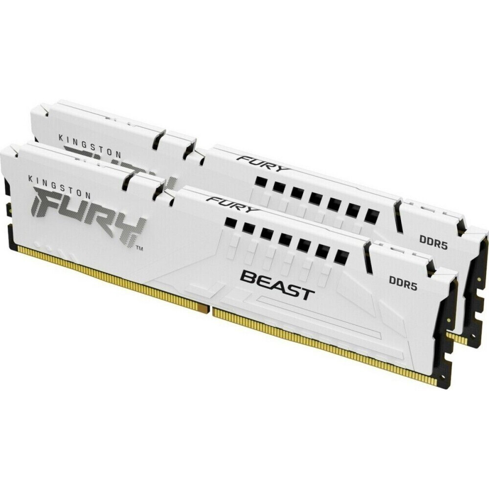 Arbeitsspeicher 32GB DDR5 6000MHz Kingston Fury Beast White (KF560C36BWE2K2-32) (2x16GB KIT)