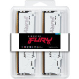 Arbeitsspeicher 32GB DDR5 6000MHz Kingston Fury Beast White RGB (KF560C36BWE2AK2-32) (2x16GB KIT)