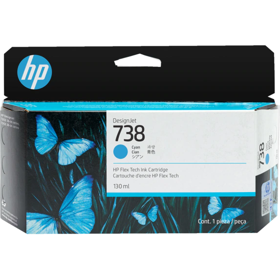Cartridge HP 498N5A (№738) Cyan