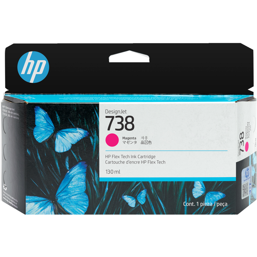 Cartridge HP 498N6A (№738) Magenta