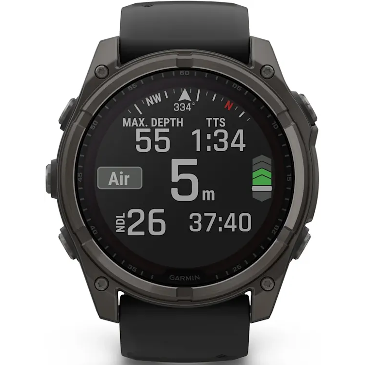 Smartuhren Garmin Fenix 8 51mm Titan Grey/Black - 010-02907-11 - Foto 2