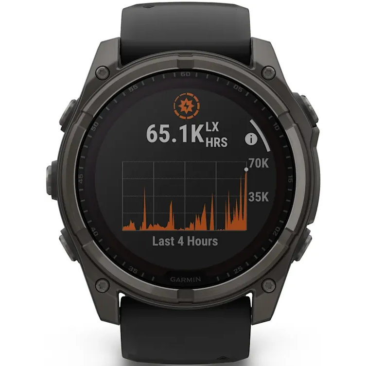 Smartuhren Garmin Fenix 8 51mm Titan Grey/Black - 010-02907-11 - Foto 3