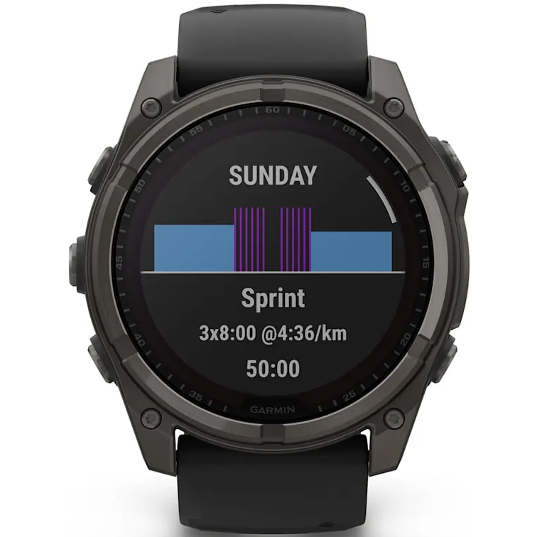 Smartuhren Garmin Fenix 8 51mm Titan Grey/Black - 010-02907-11 - Foto 5