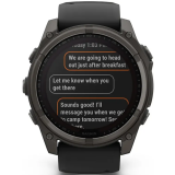Smartuhren Garmin Fenix 8 51mm Titan Grey/Black (010-02907-11)