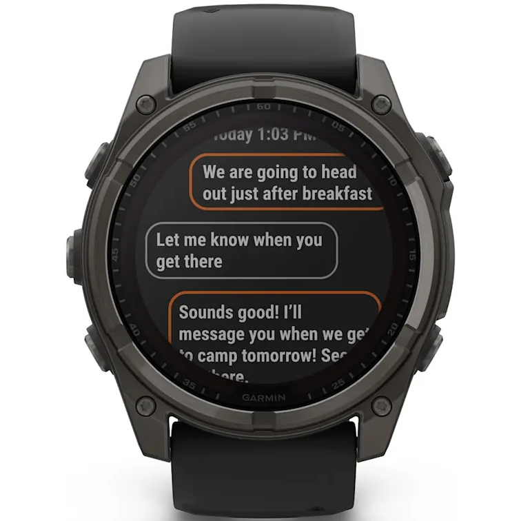 Smartuhren Garmin Fenix 8 51mm Titan Grey/Black - 010-02907-11 - Foto 7