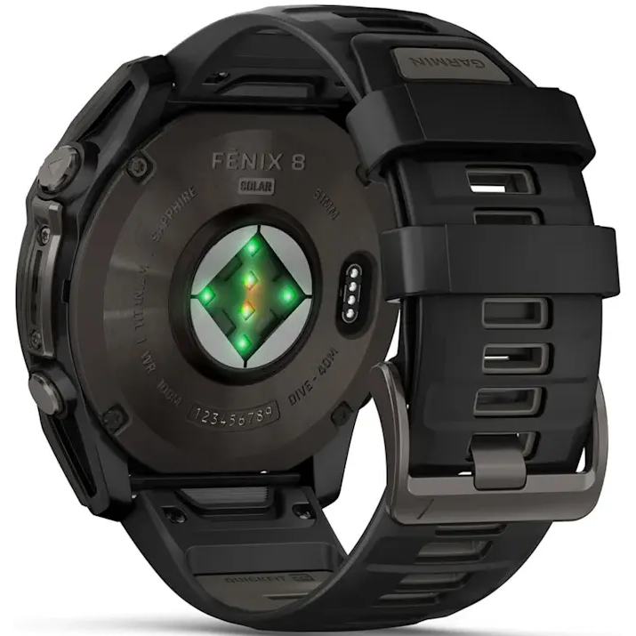 Smartuhren Garmin Fenix 8 51mm Titan Grey/Black - 010-02907-11 - Foto 11