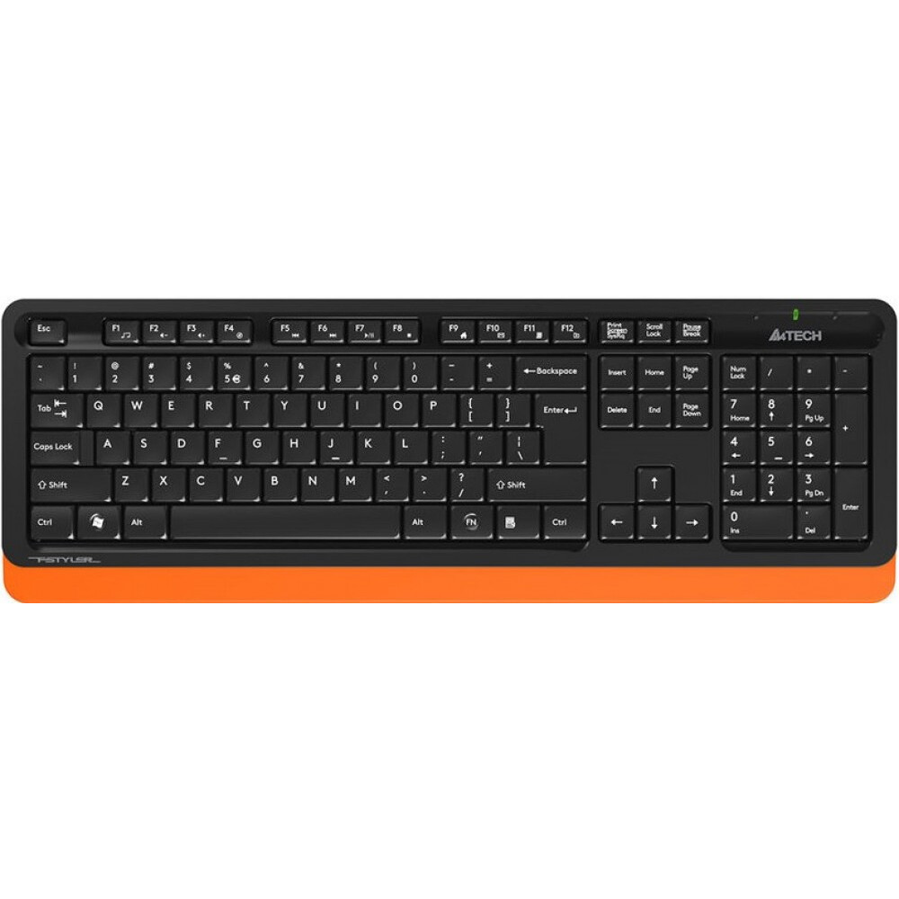 Tastatūra + pele A4Tech Fstyler FG1010 Black/Orange - foto 2