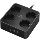 Filtre réseau Cablexpert Cube PLT-4-C2U2-B-3